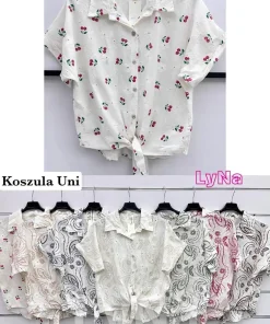 Bluzki damskie WŁOSKA ,Size uni ,paczka 6 szt mix kolor