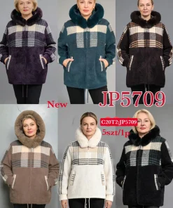Kurtki Damskie,Size uni,paczka 5szt, 1 kolor