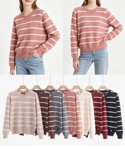 Swetry Damskie,Size m/l-xl/2xl,paczka 12szt, mix kolor