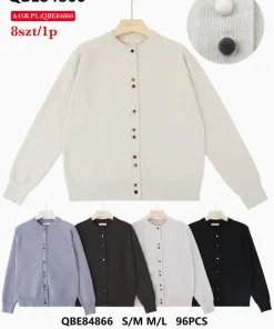 Swetry Damskie,Size s/m-m/l,paczka 8szt, mix kolor