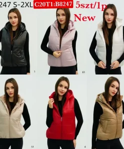 Kamizelki Damskie,Size s-2xl,paczka 5szt, 1 kolor