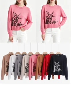 Swetry Damskie,Size m/l-xl/2xl,paczka 12szt, mix kolor