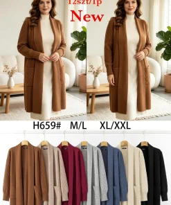 Swetry Damskie,Size m/l-xl/2xl,paczka 12szt, mix kolor