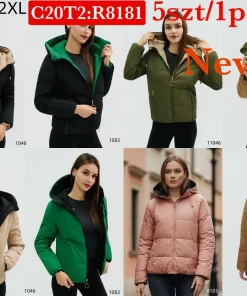 Kurtki Damskie,Size s-2xl,paczka 5szt, 1 kolor