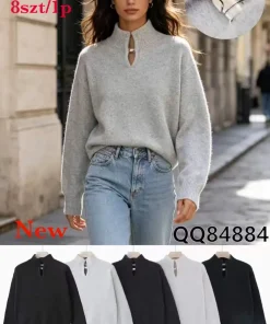 Swetry Damskie,Size uni,paczka 8szt, mix kolor