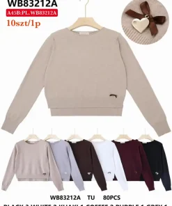 Swetry Damskie,Size uni,paczka 10szt, mix kolor