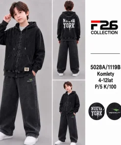 Komplety DZIECIĘCA, size 4-12lat,Paczka 5szt, 1kolor