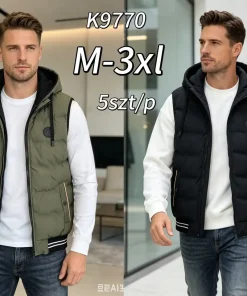 Kamizelki MĘSKA ,size m-3xl,Paczka 5szt ,1kolor