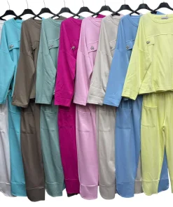 Komplety Damskie WŁOSKA,Size uni,paczka 6szt, mix kolor