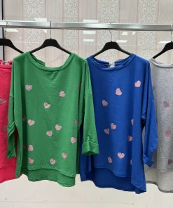 Bluzki Damskie WŁOSKA,Size uni,paczka 6szt, mix kolor