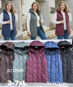Kamizelki DAMSKI ,size 3-7xl,Paczka 5szt ,1kolor