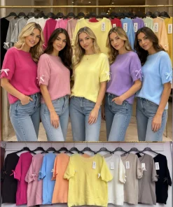 Swetry Damskie WŁOSKA,Size uni,paczka 6szt, mix kolor