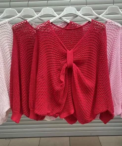 Swetry Damskie WŁOSKA,Size uni,paczka 6szt, mix kolor