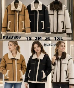 Kurtki damskie,Size s-xl,paczka 6szt, 1 kolor