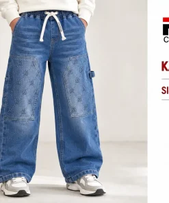Spodnie JEANSY DZIECIĘCA,size 8-16lat,paczka 5szt, 1 kolor