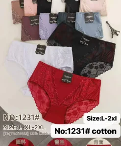 Majtki Damskie,size l-2xl,paczka 24szt,mix kolor