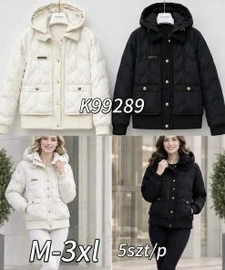 Kurtki Damskie ,size 3-7xl,paczka 5szt ,1kolor