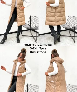 Kamizelki Damskie,size s-2xl,paczka 5szt, 1 kolor