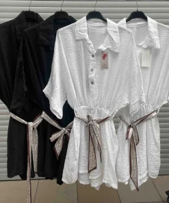 Sukienki Damskie WŁOSKA,Size uni,paczka 6szt, mix kolor