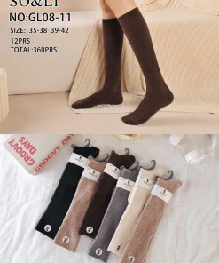Pończochy Damskie,size 35-42,paczka 12szt, mix kolor