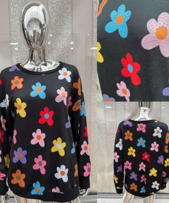 Bluzki Damskie WŁOSKA,Size uni,paczka 6szt, mix kolor