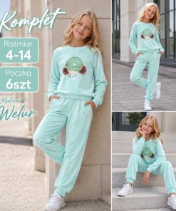 Komplety DZIECIĘCA,size 4-14lat,Paczka 6szt ,1kolor