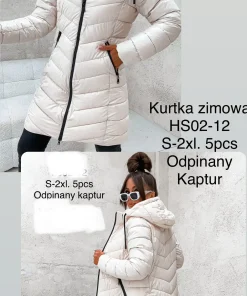 Kurtki Damskie,size s-2xl,paczka 5szt, 1 kolor