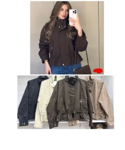 Kurtki damskie WŁOSKA,Size uni ,paczka 6 szt mix kolor