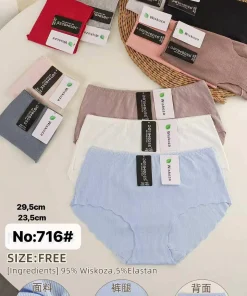 Majtki Damskie,size free,paczka 24szt,mix kolor