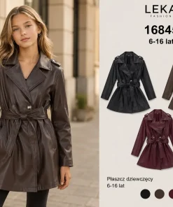 Kurtki Skórzane DZIECIĘCA,size 6-16lat,Paczka 6szt,1kolor