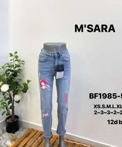 Jeansy Damskie,size xs-xl,Paczka 12szt ,1kolor