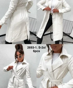 Płaszcz Damskie,size s-2xl,paczka 6szt, 1 kolor