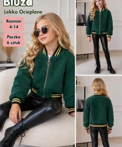 Kurtki DZIECIĘCA,size 4-14lat,Paczka 6szt ,1kolor