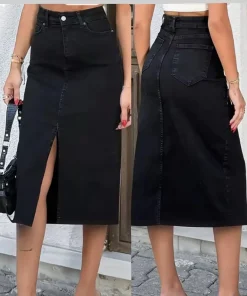 Spódnica długa Damskie,size xs-xl,Paczka 12szt ,1kolor