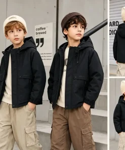 Kurtki DZIECIĘCA,Size 4-12lat,paczka 5szt, 1 kolor