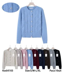 Swetry Damskie,Size s/m-l/xl,paczka 10szt, mix kolor