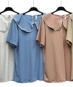 Bluzki damskie WŁOSKA,Size uni ,paczka 6 szt mix kolor