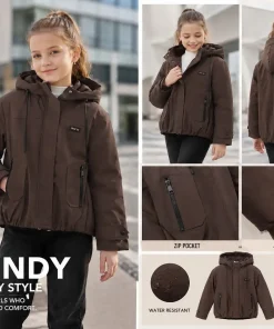 Kurtki DZIECIĘCA, size 8-16lat,Paczka 5szt, 1 kolor