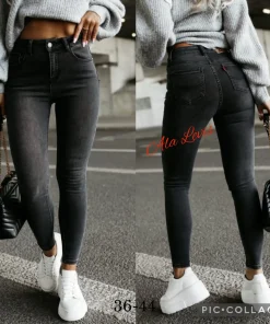 Jeansy Damskie,Size 36-44,paczka 12szt, 1 kolor