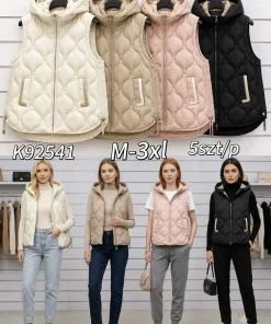 Kamizelki DAMSKI,size m-3xl,Paczka 5szt ,1 kolor
