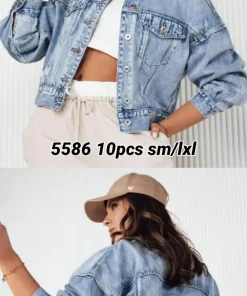 Kurtki Jeansowe Damskie,size s/m-l/xl,Paczka 10szt ,1kolor