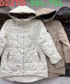 Kurtki Damskie,size 3xl-7xl,paczka 5szt, 1 kolor