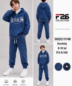 Komplety DZIECIĘCA, size 8-16lat,Paczka 5szt, 1kolor