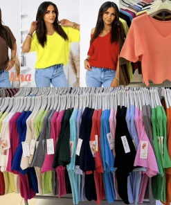 Swetry Damskie, size uni ,Paczka 6szt ,mix kolor