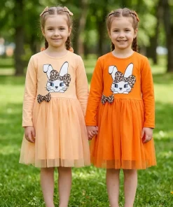Sukienki DZIECIĘCA,size 4-8lat,paczka 4szt, 1 kolor