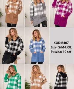 Swetry damskie,size s/m-l/xl,paczka 10szt,mix kolor