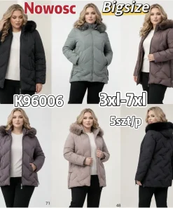 Kurtki damskie,size 3-7xl,paczka 5szt,1kolor