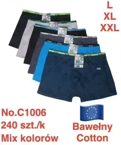 Bokserki MĘSKIE,Size m-2xl,paczka 24szt, mix kolor