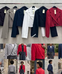Kurtki Damskie WŁOSKA,Size uni,paczka 6szt, mix kolor