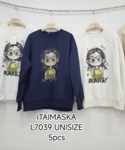 Bluzy Damskie, size uni,Paczka 5szt, mix kolor